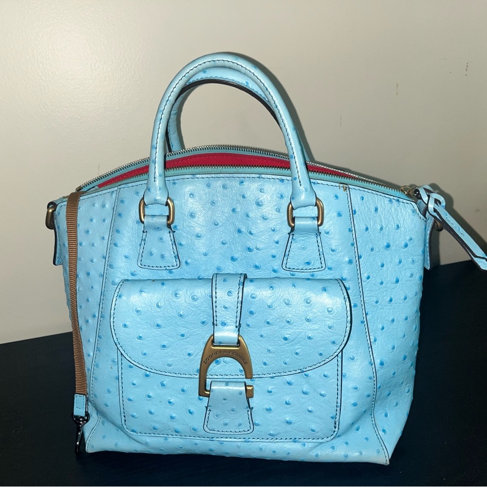 Dooney & Bourke Light Blue Satchel